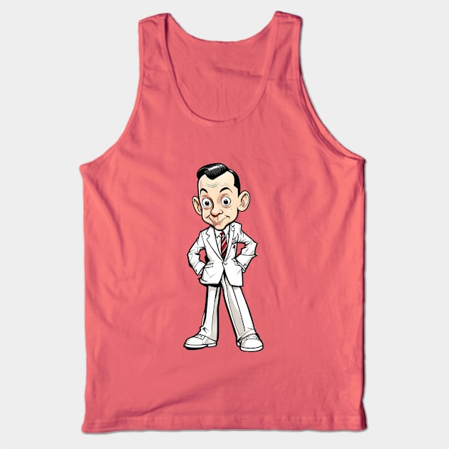 PeeWee Tank Top by Buff Geeks Art